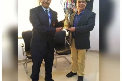 Abhishek Arya of RPS lifted “Budding Orator” Trophy at Inter School English Debate (05-12-18) RPS