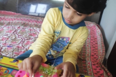 Activity - Clay Modelling (Ganesh Idol) and making Ganesha with leaves for Nursery to Class-I PRS 24.08-2020