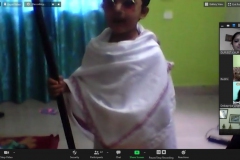 Pre-primary virtual assembly on the occasion of Pre-Independence Day Celebration PRS 14-08-2020