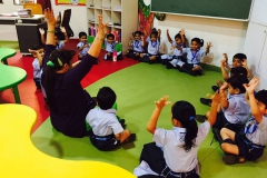 Pre- schoolers day began with Circle Time 06-07-2017 RPS