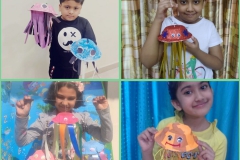 RPS Saturday Activity - Paper bowl jelly fish by Class-II & III 07-12-2020