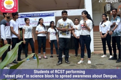 students of RCST organized a 'street play On (21-08-2018) RCST