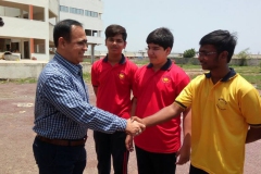 Teachers and Students Lock Horns in friendly cricket match 08-07-2017 RPS1